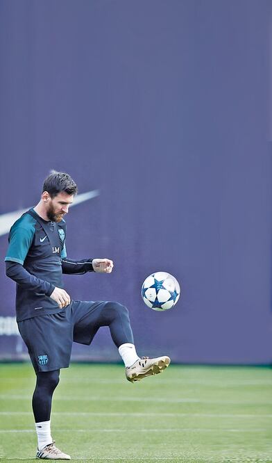 Messi deberá guiar a los blaugrana a la victoria (ALBERT GEA. REUTERS)