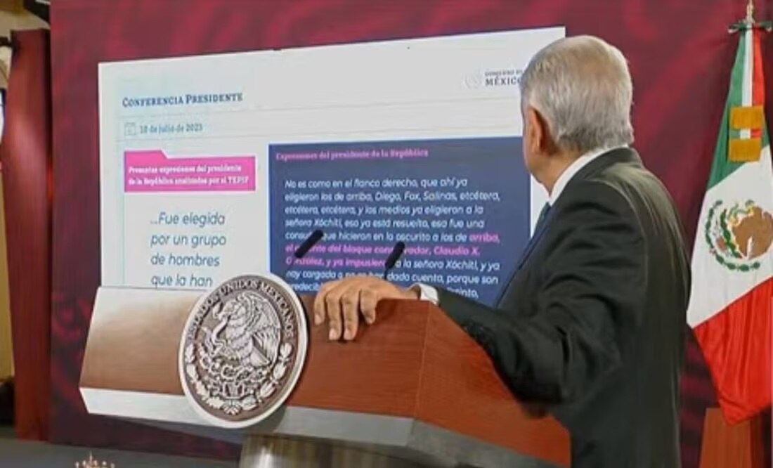 Alteraron mis palabras, dice AMLO tras resolución del INE por violencia política de género contra Xóchitl Gálvez