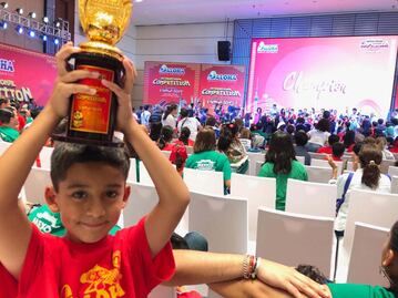 Sergio es líder mundial en cálculo mental