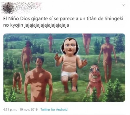 Los mejores memes del Niño Dios gigante de Zacatecas