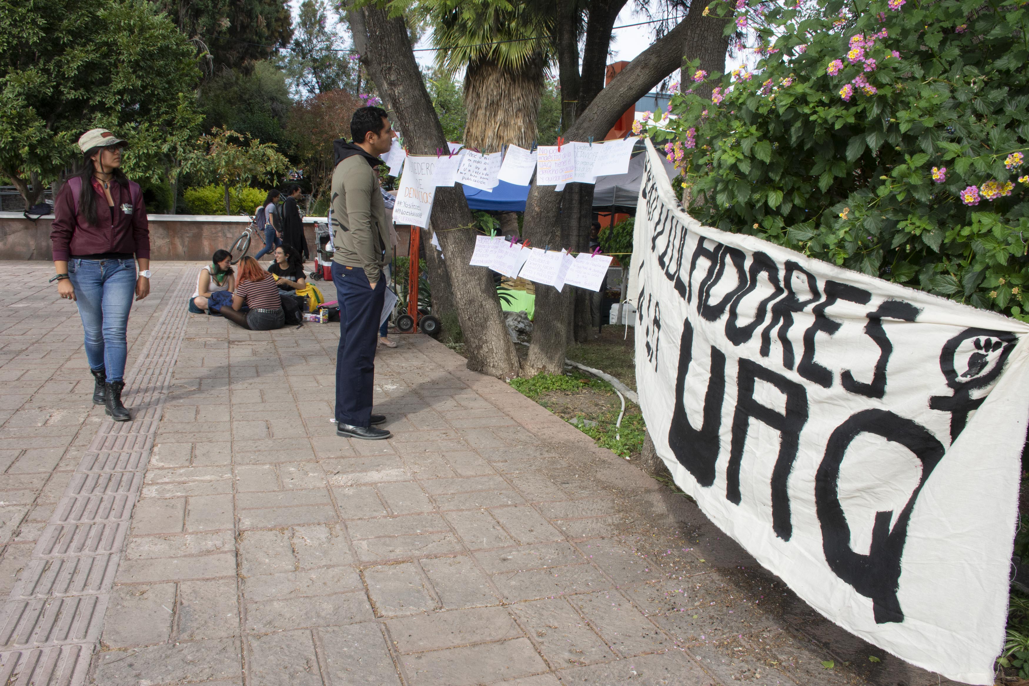 Alumnas de la UAQ elevan la voz contra el acoso sexual   