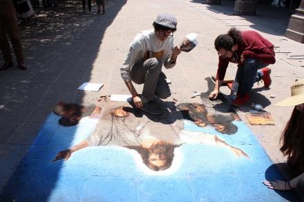 Una probadita del festival Madonnari  