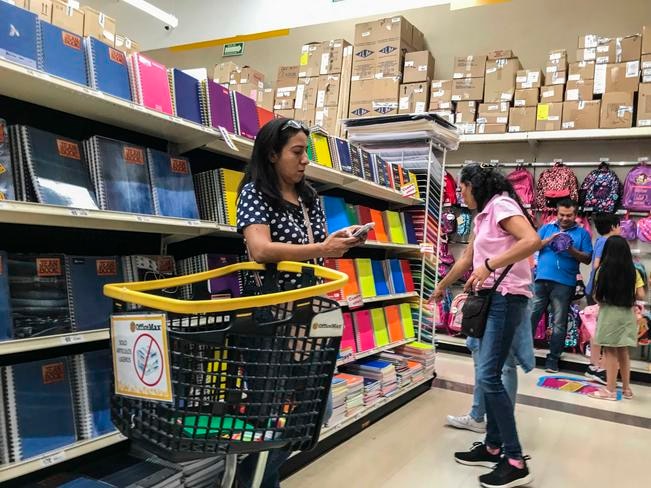 Un viacrucis, el regreso a clases