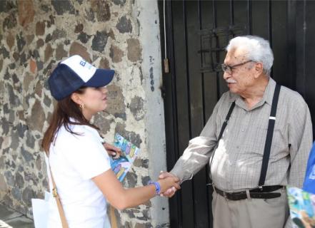 Elsa Méndez continúa con recorridos 