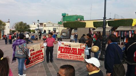 Manifestantes se reúnen en La Cruz