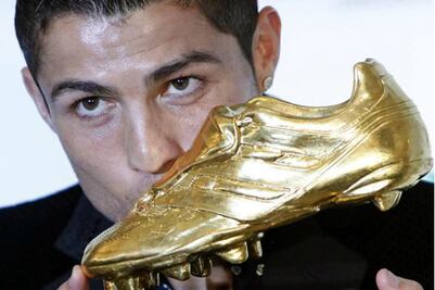 CR7 subasta Bota de Oro para donación