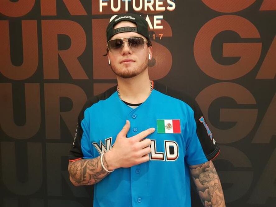 El jardinero de la sucursal de Dodgers tiene 21 años de edad. (MLB)