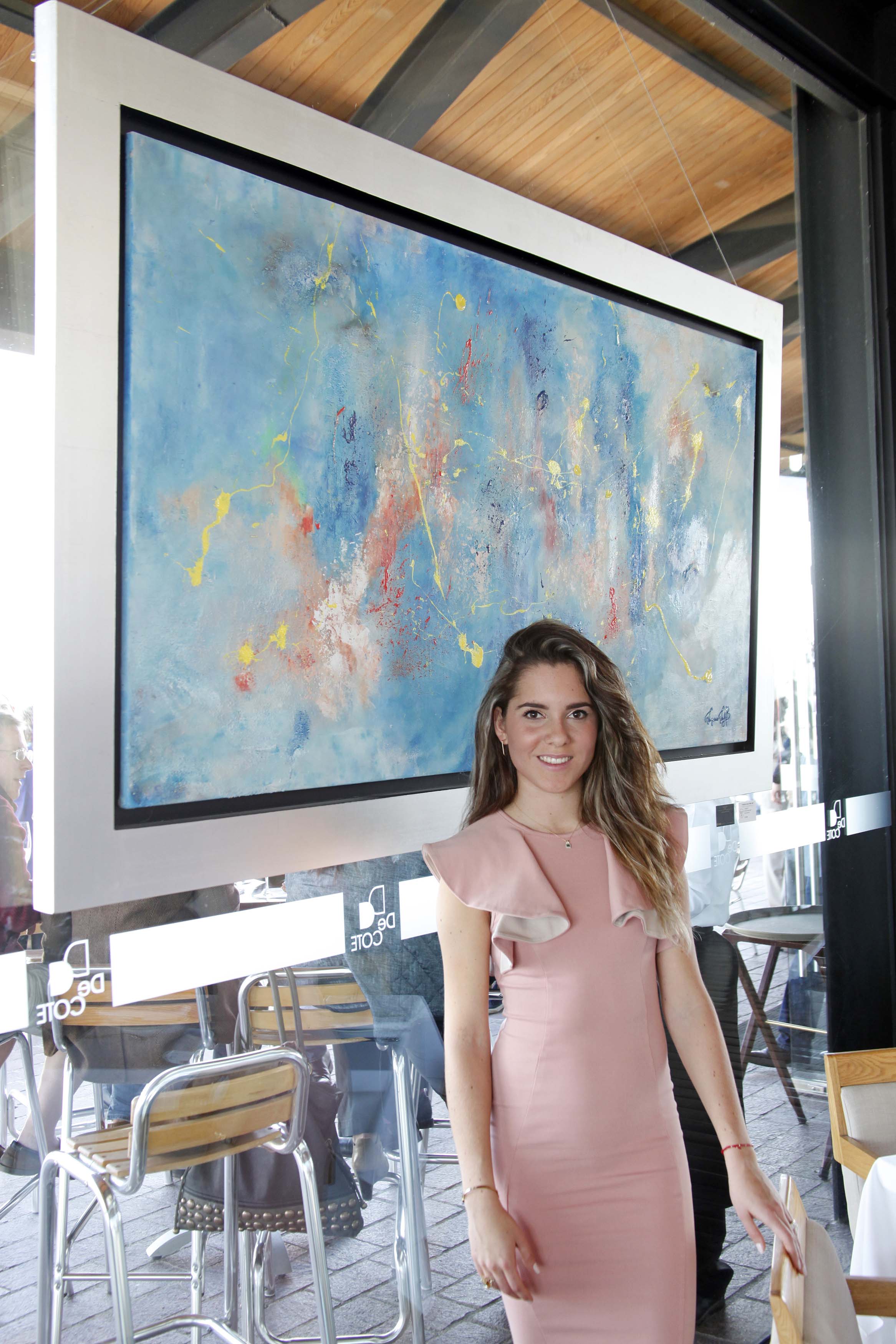 Vanessa Velib, abstracción y naturaleza en el lienzo | Querétaro