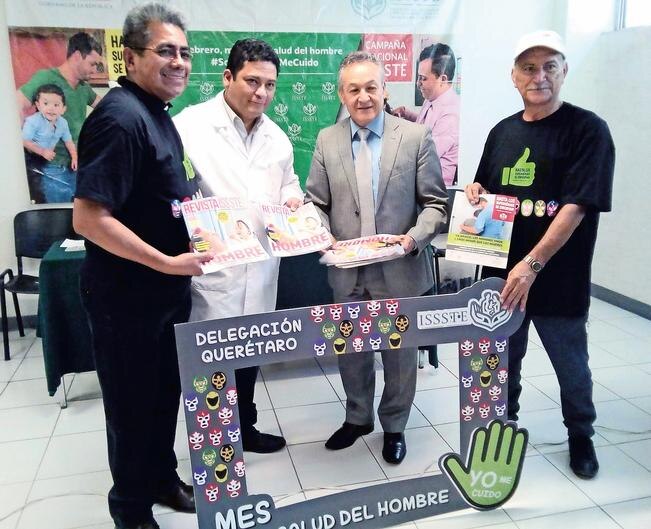 Durante el Mes de la Salud del Hombre, autoridades y pacientes coinciden en la importancia de la prevención. Foto: DOMINGO VALDEZ. EL UNIVERSAL