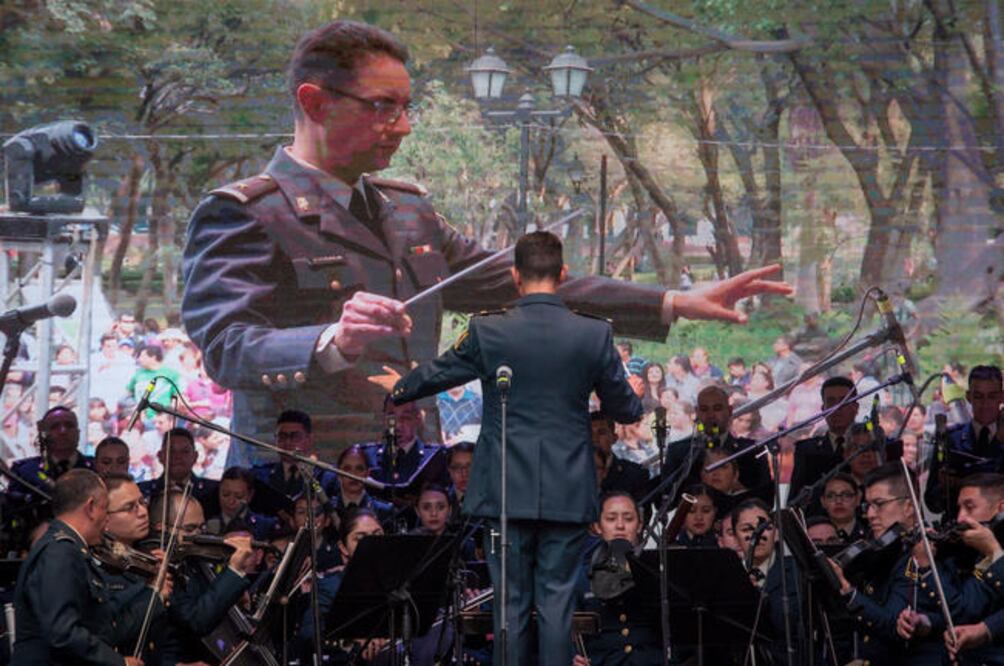 Los soldados-músicos hicieron un repaso de piezas de todas las épocas y países (RICARDO LUGO. EL UNIVERSAL)