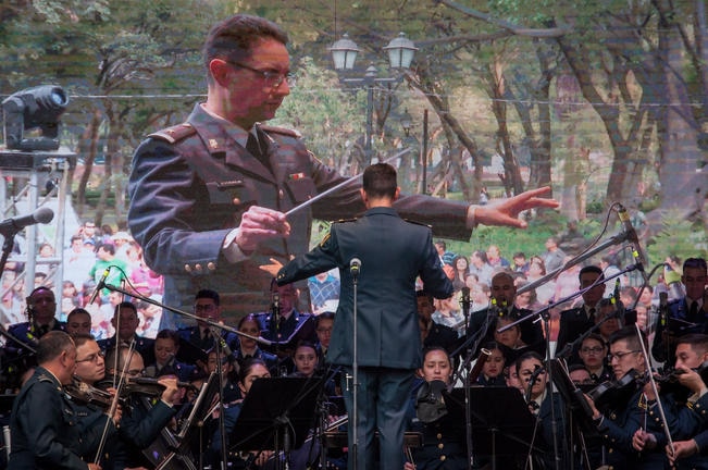 Los soldados-músicos hicieron un repaso de piezas de todas las épocas y países (RICARDO LUGO. EL UNIVERSAL)