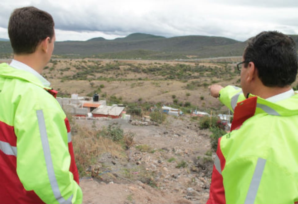 Recorren zonas vulnerables ante lluvias