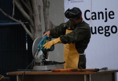 Concluye canje de armas de fuego