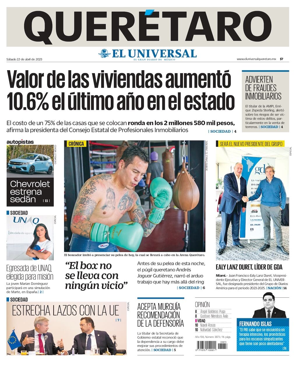 Portada 22 de marzo de 2023