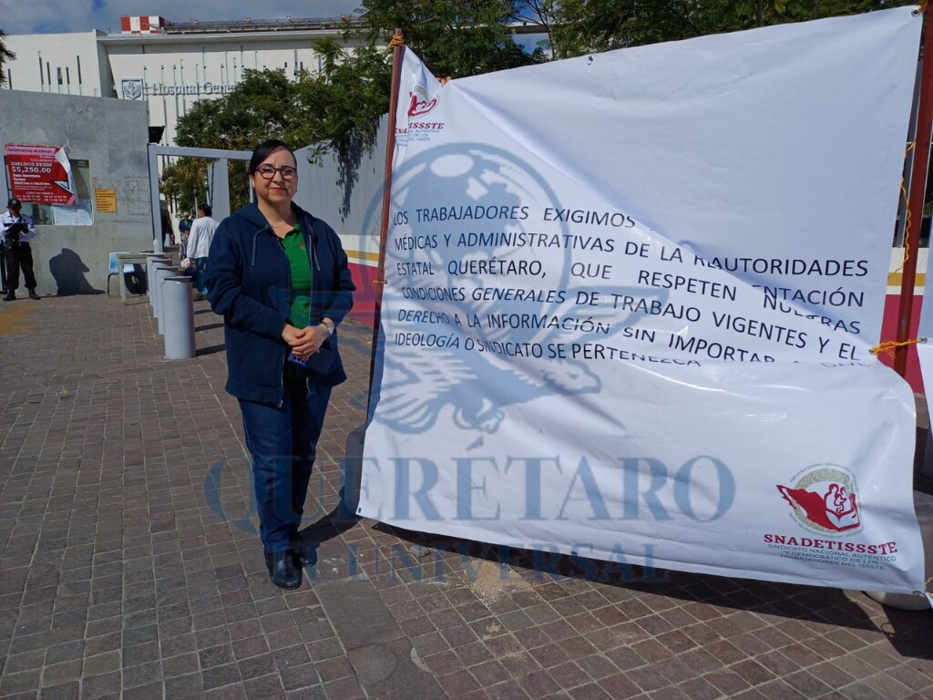 Exige personal del ISSSTE respeto a sus derechos laborales