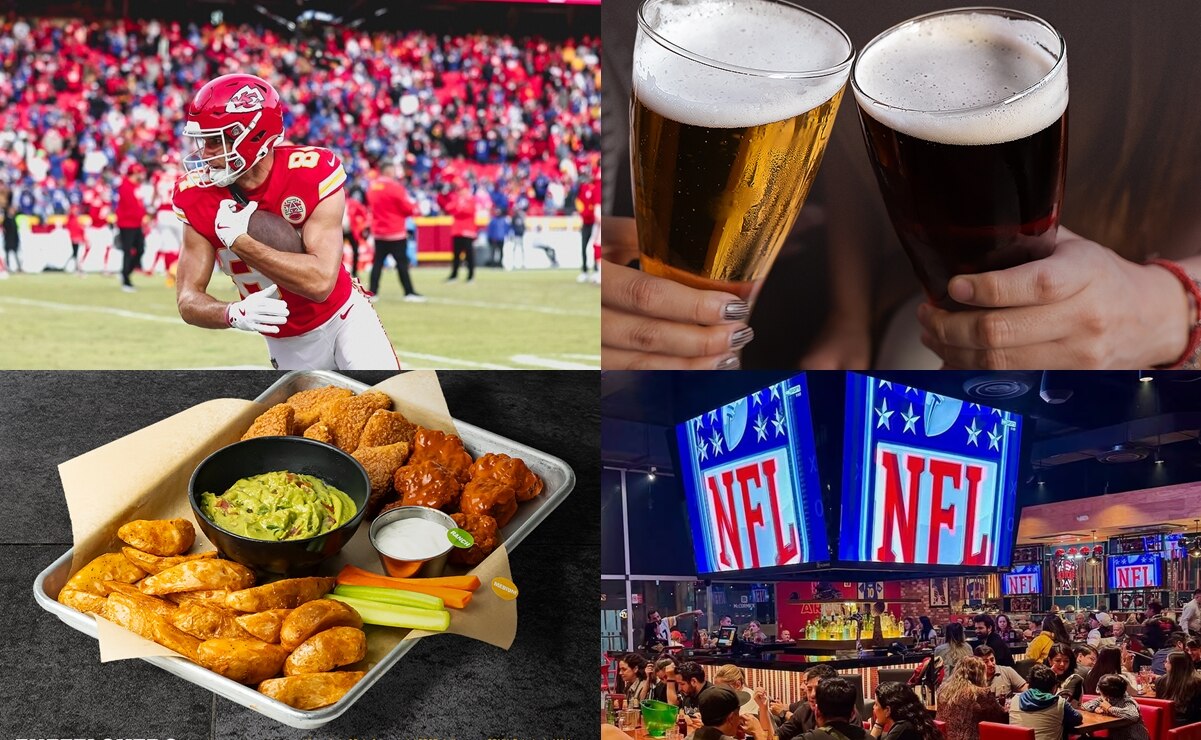 Super Bowl LIX. Fotos. FB/ The Kansas City Chiefs, Instagram/ Sport Chips y Buffalo Wild Wings