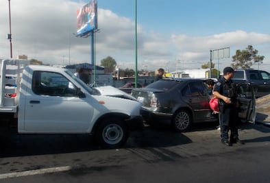 Carambola en la carretera 57 