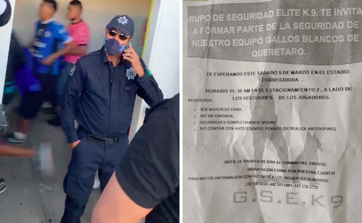 Video. Guardias del Corregidora operan sin capacitación y por un pago de 300 pesos