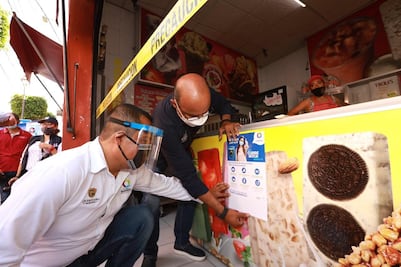 Comerciantes se unen para frenar contagios de Covid-19