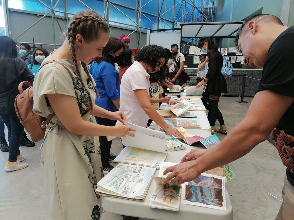 Urban Sketchers celebra aniversario en Querétaro