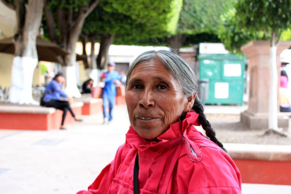 La Comisión de Derechos Humanos y Acceso a la Información Pública del Congreso local distinguió el trabajo de Macedonia Blas Flores, activista hñähñú (ESPECIAL)