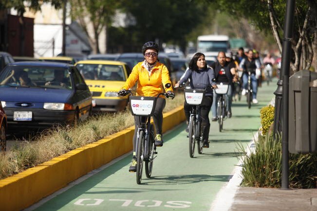 Marcos Aguilar dijo que se pintaron las ciclovías para que la gente las identifique y no las obstruya.