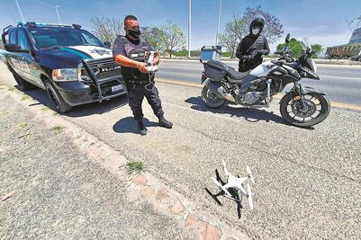 Con drones, combaten al crimen en El Marqués