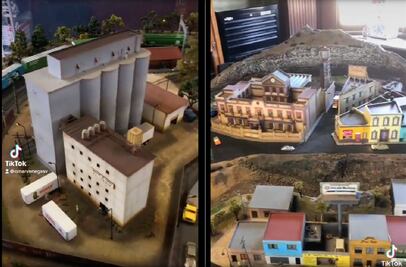 Video. Difunden en TikTok maqueta de la Antigua Estación de Querétaro