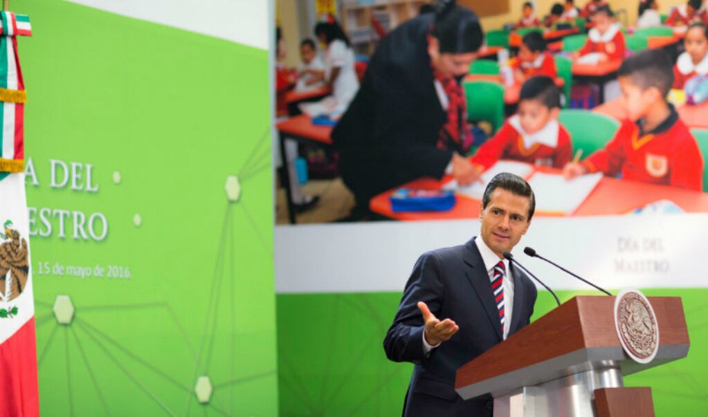 Peña Nieto destaca apoyo de maestros en implementación de reforma educativa