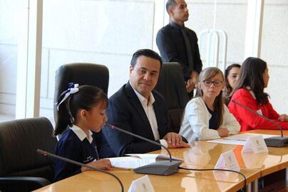 Niños toman las riendas del municipio capitalino