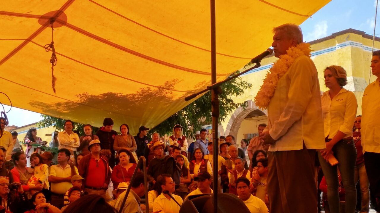 AMLO visita el municipio de Amealco