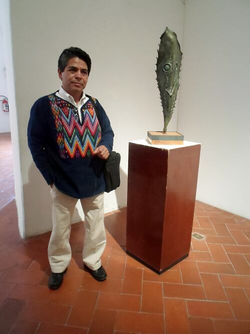 Hace un mes falleció el artista otomí José Luis Romo Martín