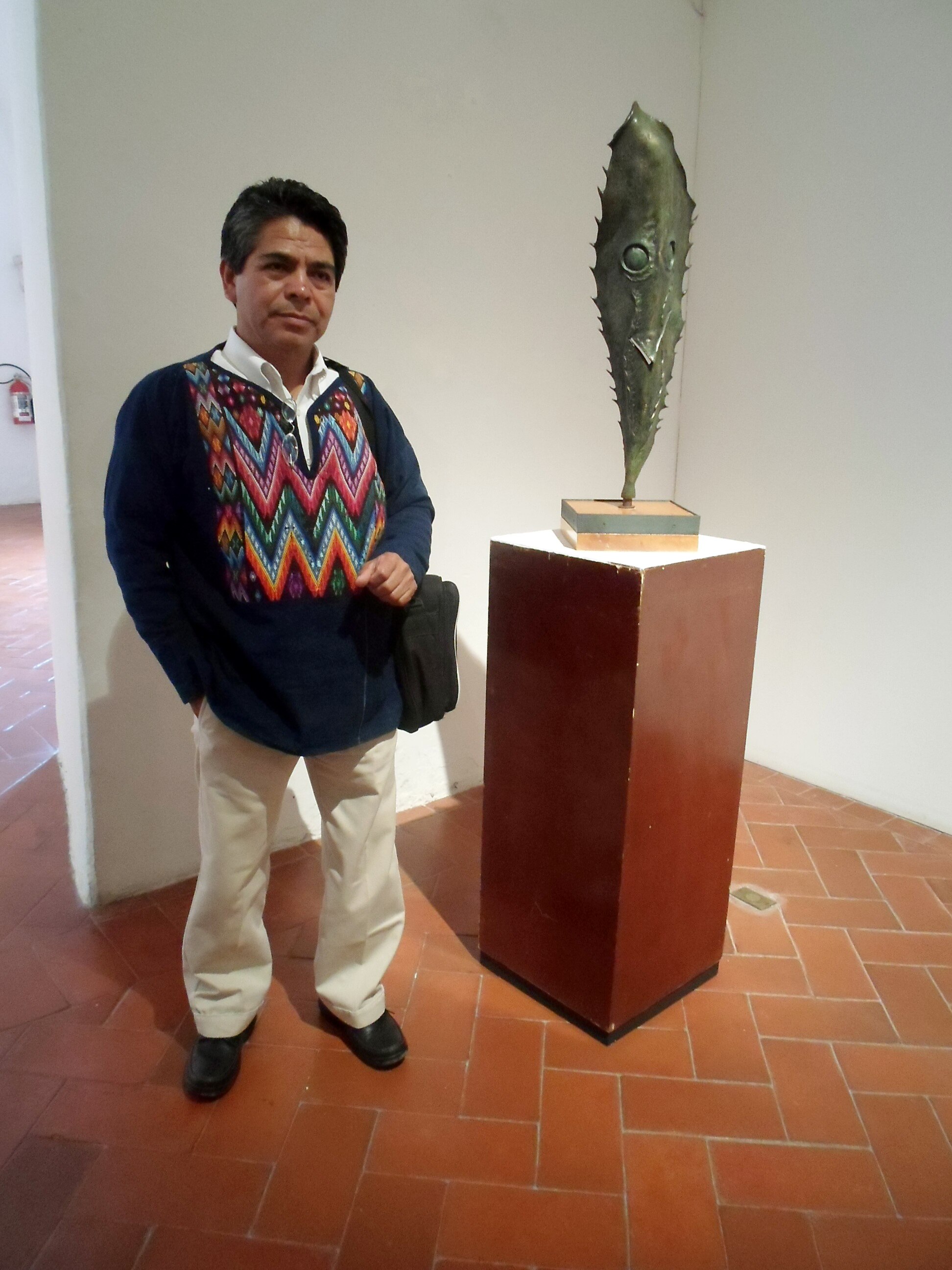 Hace un mes falleció el artista otomí José Luis Romo Martín