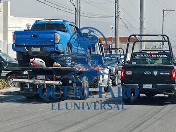 Enfrentamiento armado en San Juan del Río deja una mujer lesionada y una camioneta asegurada