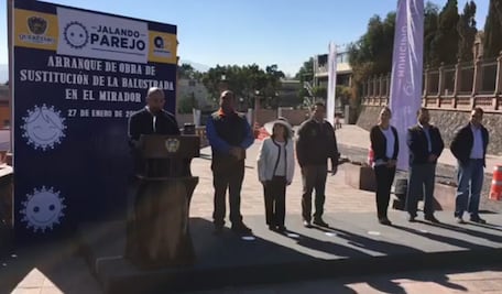 Inicia rehabilitación en el mirador de Querétaro