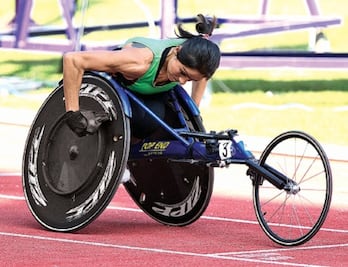 Evelyn Enciso tocó el cielo en maratón