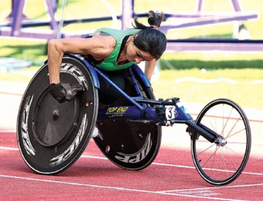 Evelyn Enciso tocó el cielo en maratón