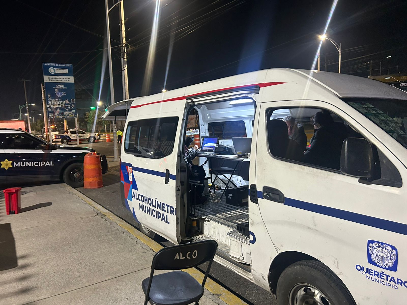 Municipio de Querétaro reporta 54 positivos en operativo alcoholímetro durante la última semana