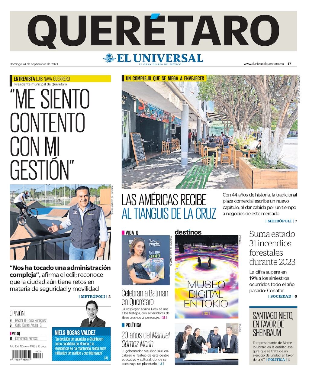 Portada 24 de septiembre de 2023