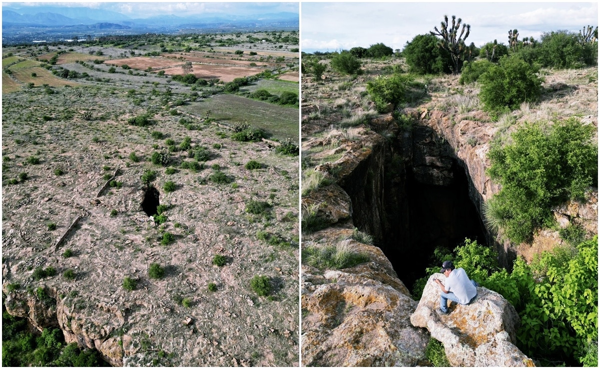 El socavón "sin fin" de La Mesilla, destino a una hora y media de Tequisquiapan