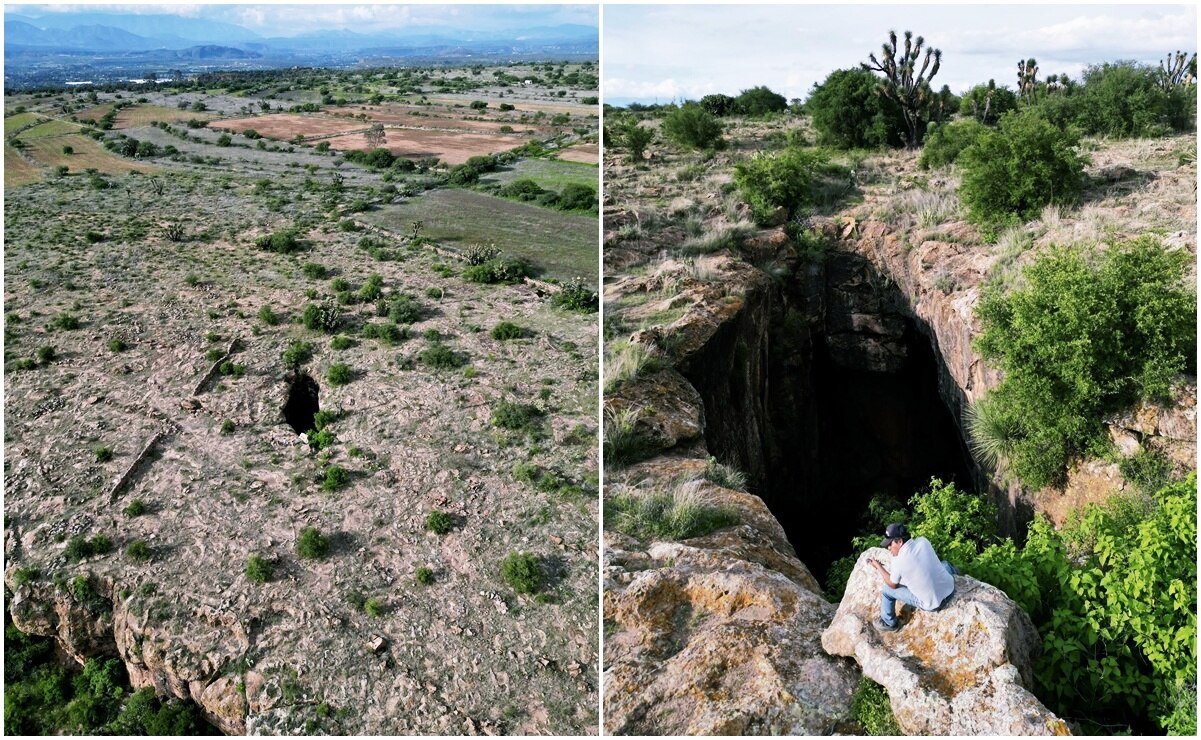El socavón "sin fin" de La Mesilla, destino a una hora y media de Tequisquiapan