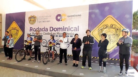 Rodada Dominical congrega a 100 ciclistas