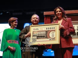 Develan billete de la Lotería en homenaje al Poder Judicial de Querétaro