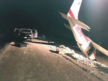 La caída de una avioneta deja dos muertos, en Querétaro