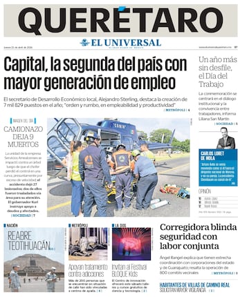 Foto. El Universal Querétaro
