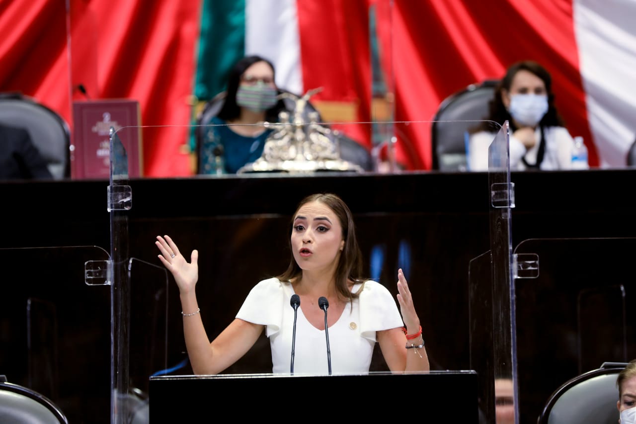 María Alemán le exige a AMLO atender la violencia de género