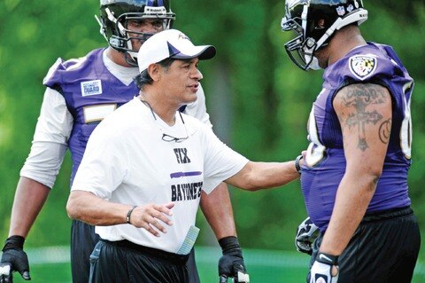 Castillo es reconocido por Harbaugh