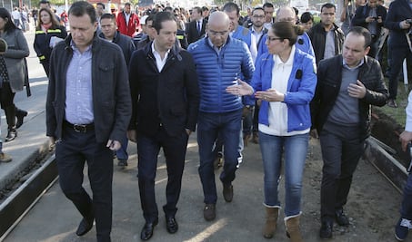 Avanza a pasos acelerados obra de eje estructurante