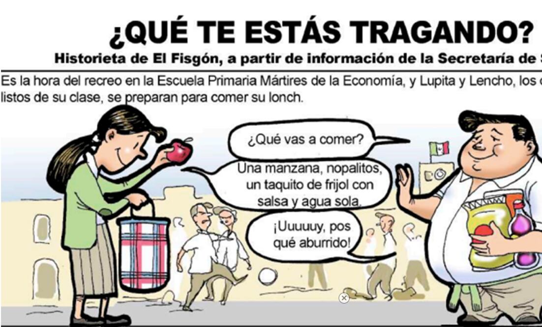 “¿Qué te estás tragando?”, la campaña informativa que anunció AMLO contra la obesidad