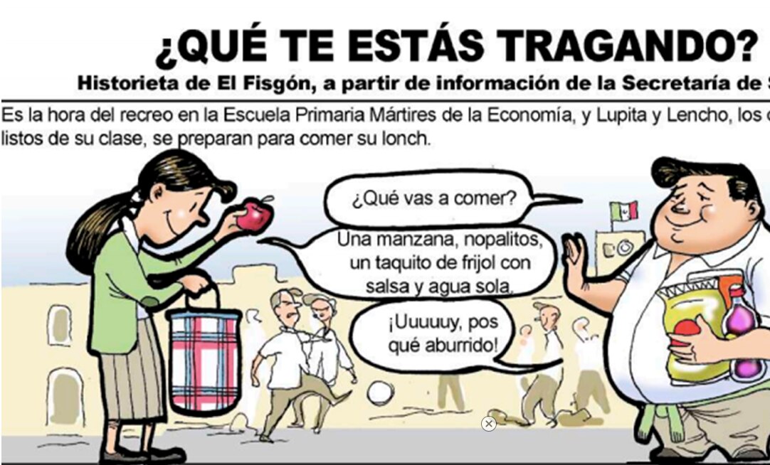“¿Qué te estás tragando?”, la campaña informativa que anunció AMLO contra la obesidad